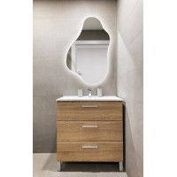 Фигурное зеркало с интерьерной подсветкой E061