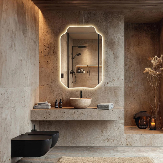 Зеркало с задней парящей подсветкой E073