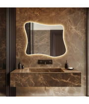 Светодиодное дизайнерское зеркало неправильной формы E084