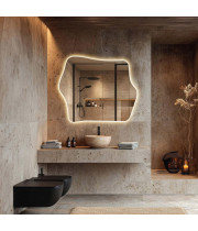 Зеркало дизайнерское декоративное с задней контурной подсветкой E092