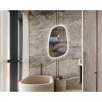 Зеркало неправильной формы с контурной LED подсветкой Инди