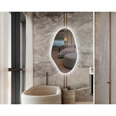 Зеркало нестандартной формы с тыльной LED подсветкой Милан