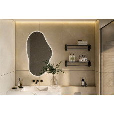 Нестандартное зеркало с фоновой LED подсветкой Монреаль