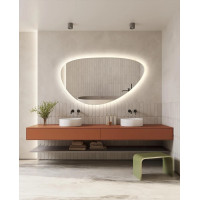 Зеркало неправильной формы с фоновой LED подсветкой Розмари