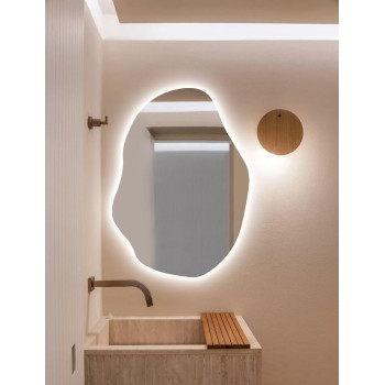 Настенное декоративное зеркало с задней фоновой подсветкой Селена 003