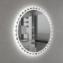 Круглое зеркало с декоративной подсветкой Селена 004