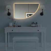 Зеркало в форме паруса с задней подсветкой Тоскана 002