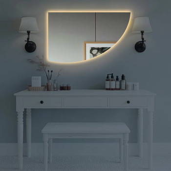 Зеркало в форме паруса с задней подсветкой Тоскана 002