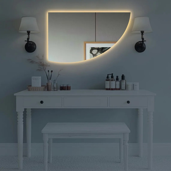 Зеркало в форме паруса с задней подсветкой Тоскана 002