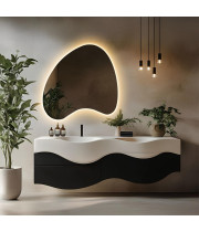 Нестандартное светодиодное зеркало Тоскана 003