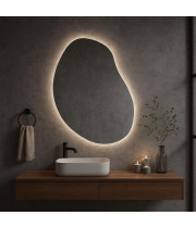 Настенное светодиодное зеркало органической формы Тоскана 004
