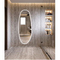 Зеркало неправильной формы с задней интерьерной LED подсветкой Вижн