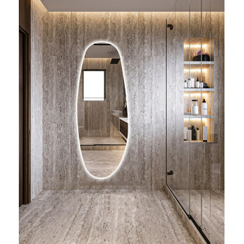 Зеркало неправильной формы с задней интерьерной LED подсветкой Вижн