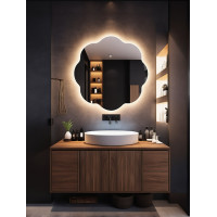 Зеркало волнистой формы с задней подсветкой Форли 001