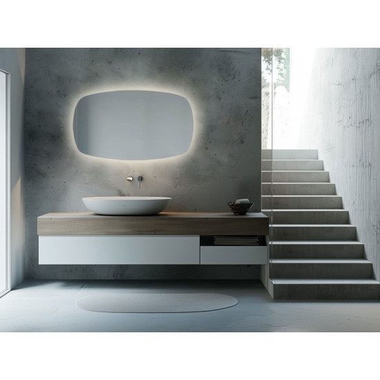 Зеркало с контурной подсветкой Форма 002