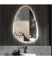 Зеркало Капля с задней подсветкой Модель 3