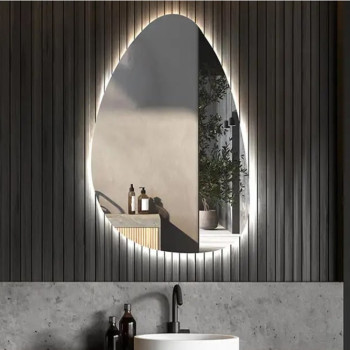 Зеркало Капля с задней подсветкой Модель 3