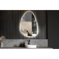 Зеркало Капля с задней фоновой подсветкой DL003