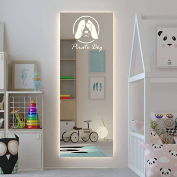 Зеркало для детской комнаты с подсветкой Собачка пират