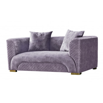 Велюровый двухместный диван бежевый 87YY-2047-2 BG