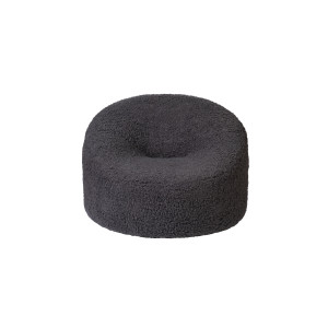 Кресло вращающееся темно-серое искусственный мех Luna LUNA-4K-ТСЕР Esckimo03