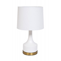 Настольная лампа с белым плафоном 22-88456