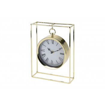 Часы настольные металлические подвесные золотые NBE000020