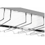 Барный металлический стеллаж прозрачное стекло/хром GY-SH8398