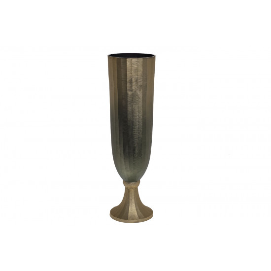 Металлическая ваза золотисто-зеленая 71PN-727-M