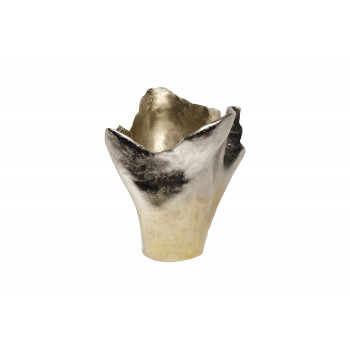 Металлическая ваза серебро/шампань 71PN-1812