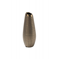 Керамическая ваза с золотым декором 18H7827-S