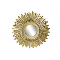 Зеркало солнце декоративное золотое 94PR-21904