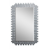 Зеркало прямоугольное с зеркальными вставками 50SX-9192