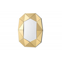  Зеркало в золотой зеркальной раме KFG132