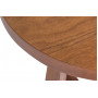 Журнальный столик из дерева круглый цвет Орех 40AD-ET016B