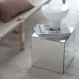 Зеркальный столик Кубби серебро