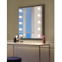 Настенное гримерное зеркало c LED-лампами Диана