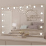 Гримерное настенное зеркало со светодиодными лампами Хилари 120х80 см