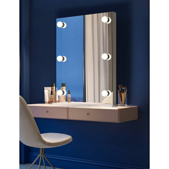 Настольное гримерное зеркало со светодиодными лампочками Кармен
