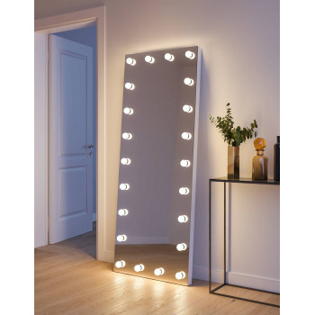 Напольное гримерное зеркало со светодиодными лампами Кирстен 80х190 см
