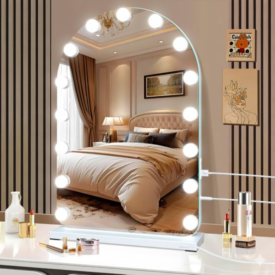 Настольное гримерное зеркало в форме арки Hollywood 8