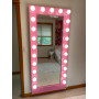 Голливудское гримерное зеркало в полный рост в раме с подсветкой лампочками «Шэрон»