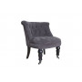 Низкое фиолетовое велюровое кресло на деревянных ножках 69*41*44см PJC742-PJ843