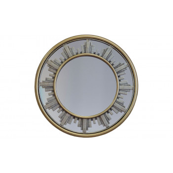 Круглое декоративное зеркало-солнце 30х2,2 M801