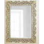 Зеркало в прямоугольной красивой раме Бергамо Artisan Ivory