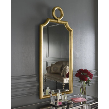 Дизайнерское стильное зеркало в раме Пьемонт Золото