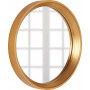 Круглое зеркало в золотой раме Арадео
