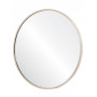 Круглое зеркало в серебряной раме Урсула