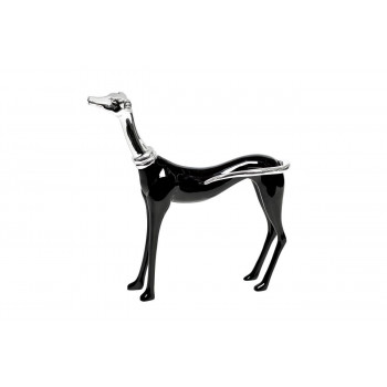 Статуэтка Собака цвет черный с серебром 25х6х24 DB335C