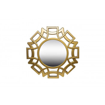 Декоративное круглое зеркало в золотой раме d45,7х4,2 M840B